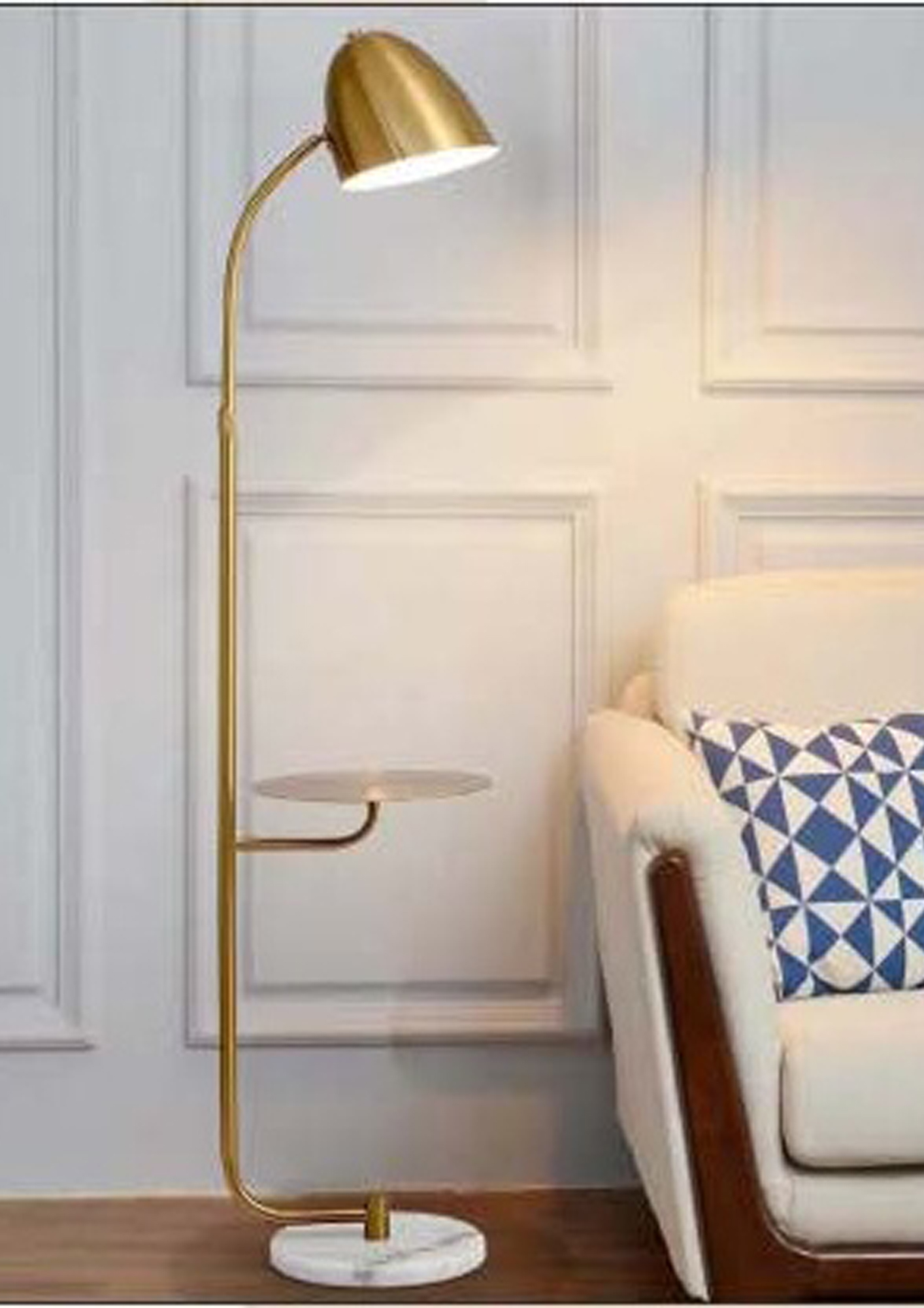 Beyond Lights - Brass Floor Lamp- GL